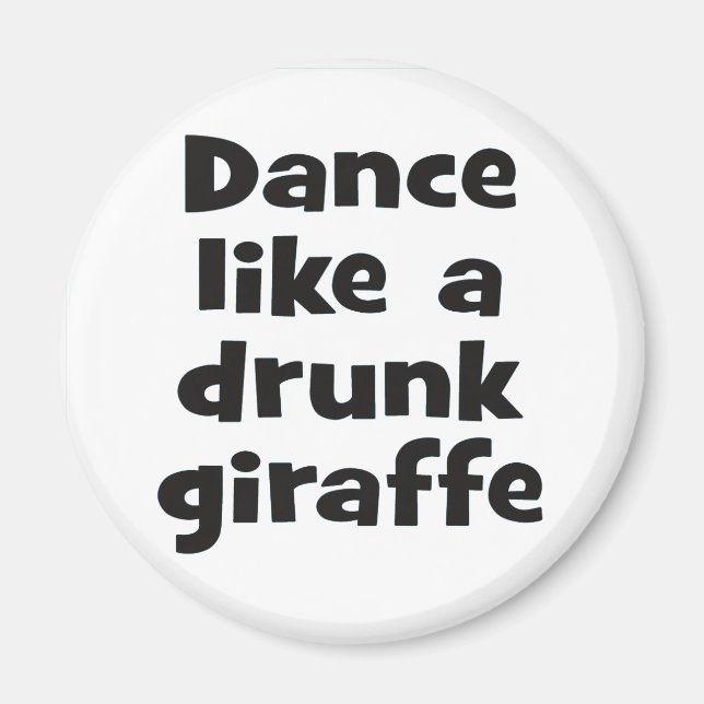 Íman Girafa do bebado de dança bf (Frente)