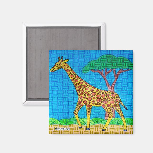 Íman Girafa - ímã (Front/Back)