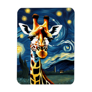 Íman Girafa na Noite Estrelada
