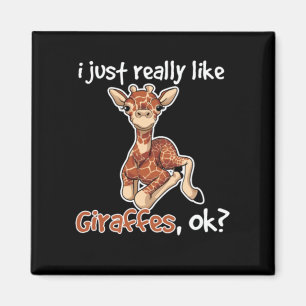 Íman Girafa realmente gosta de girafa ok