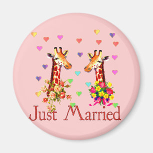 Íman Girafas do casamento
