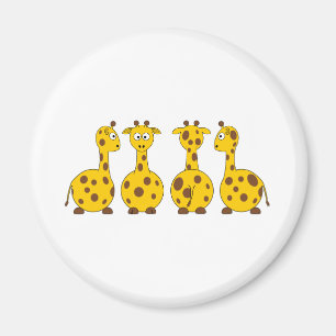 Íman Girafas pequenos bonitos