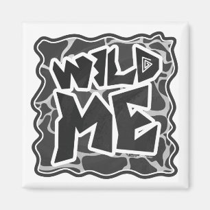 Íman Giraffe Black and Light Cinza