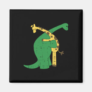 Íman Giraffe Dinosaur Hug Love Dino Animais Safari Hall