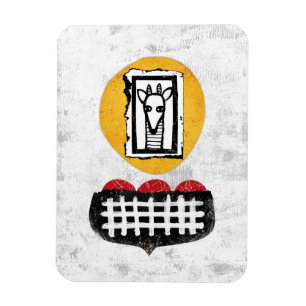 Íman Giraffe Irá Se Você Vai Refrigerar Magnet