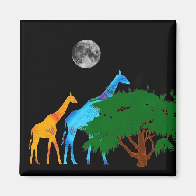Íman Giraffe Magnet (Frente)