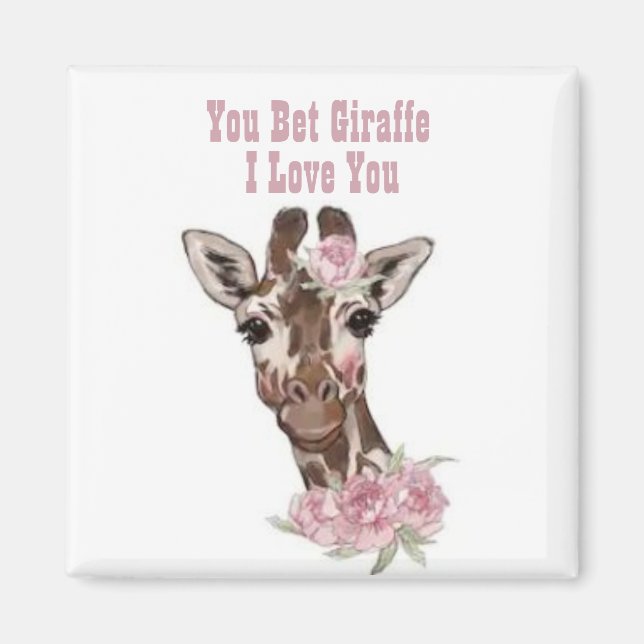 Íman Giraffe Magnet (Frente)