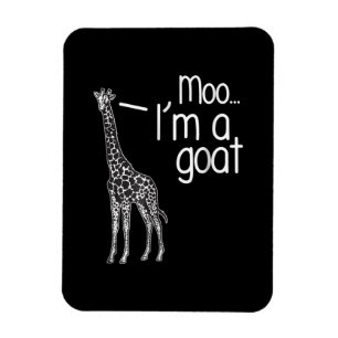 Íman Giraffe Moo Eu sou uma cabra
