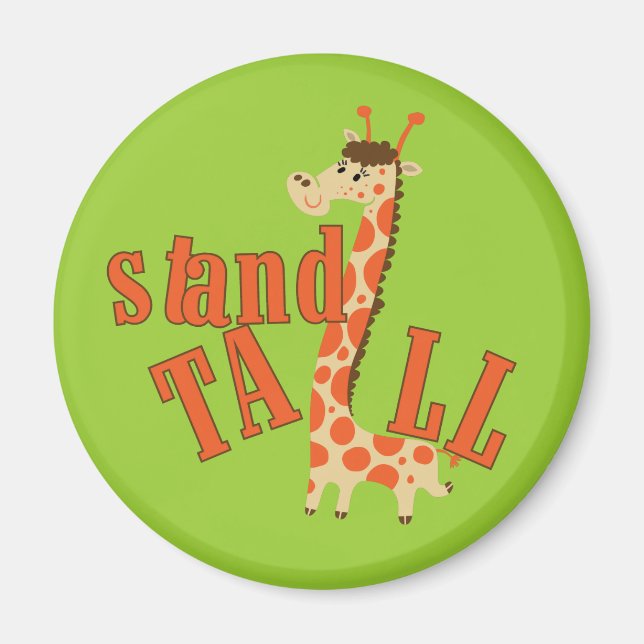 Íman Giraffe Stand Tall (Frente)