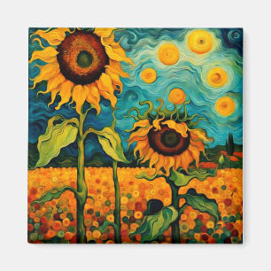 Íman Girassóis no jardim