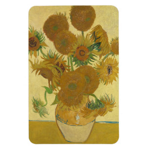 Íman Girassóis, Pintura a Óleo de Natureza Morta, Van G