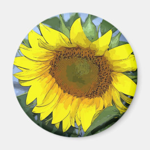Íman Girassol amarelo do ímã