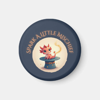 Íman Gire um pouco de desgraça - Magical Dragon Magnet