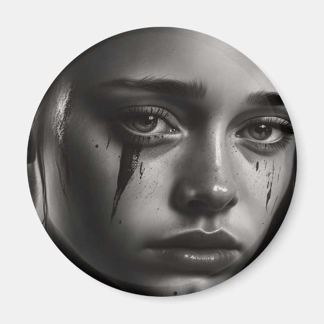 Íman Girl with tears (Frente)