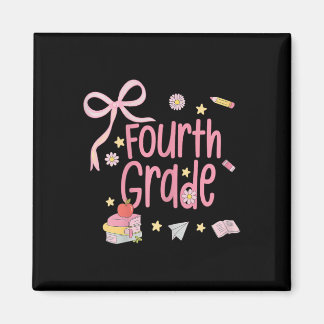 Íman Girls Fourth Grade Coquette Bow Pink Preppy Ck To 