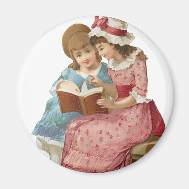 Íman Girls Reading (Frente)