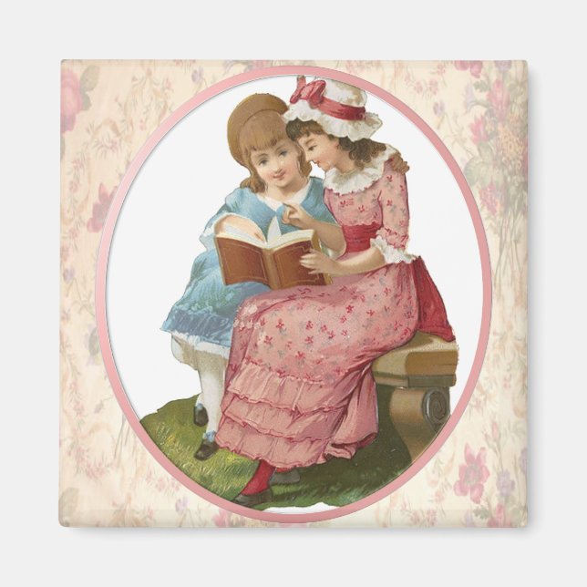 Íman Girls Reading (Frente)