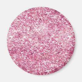 Íman Girly Pink Glitter Confetti