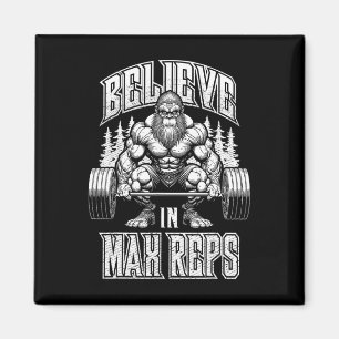 Íman Giro Bigfoot Acredita Em Máx. Reps De Bodybuild