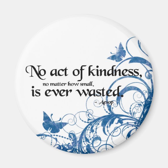 Íman giro da borboleta gentil (Frente)