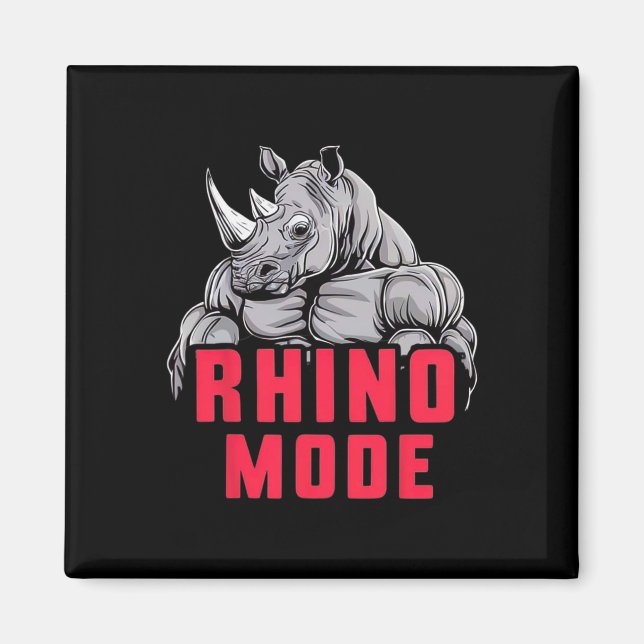 Íman Giro de Malhação do Modo Rhino Funny Bodybuilding (Frente)