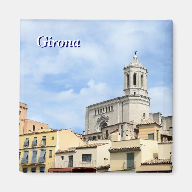 Íman Girona (Gerona) Magnet (Frente)