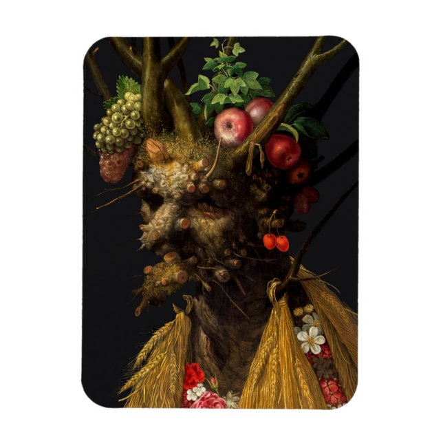 Íman Giuseppe Arcimboldo - Quatro Assentos numa Cabeça (Vertical)