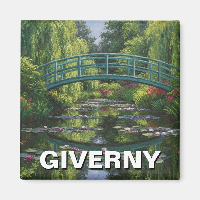 Íman Giverny France Viagem (Frente)
