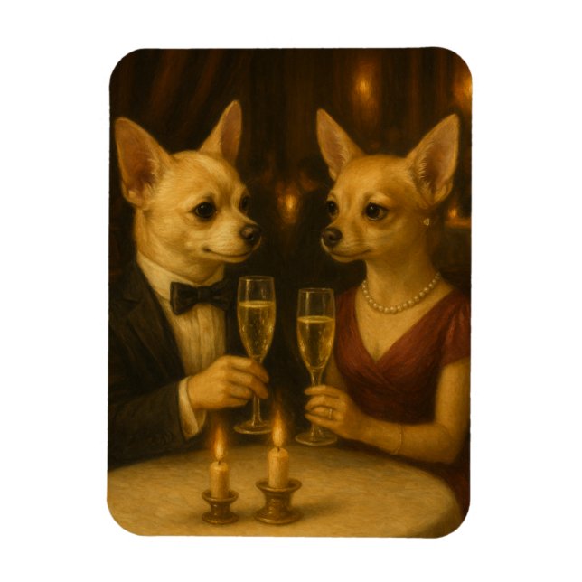 Íman Gizmo’s Romantic Dinner – Champagne & Love (Vertical)