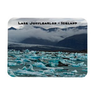 Íman Glacial Lake Jokulsarlon - Islândia