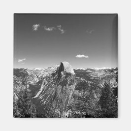 Íman Glaciar Point Yosemite Black and White Fotografia