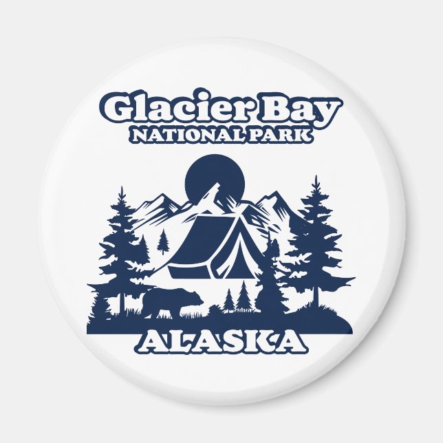 Íman Glacier Bay Alaska (Frente)