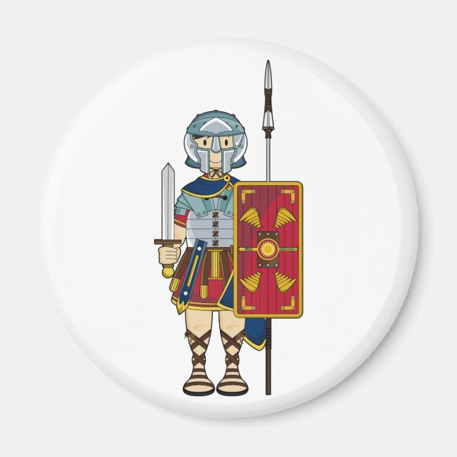 Íman Gladiador Romano com Magnet (Frente)