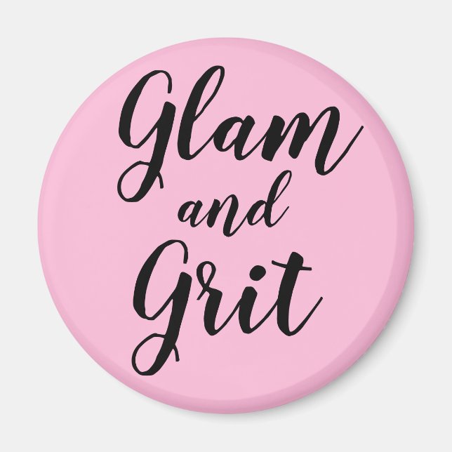 Íman "Glam e Grit" (Frente)