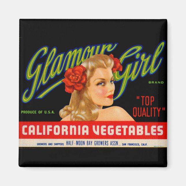 Íman Glamor Girl (Frente)