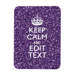 Íman Glamor Roxo Mantém Calma Personalizado