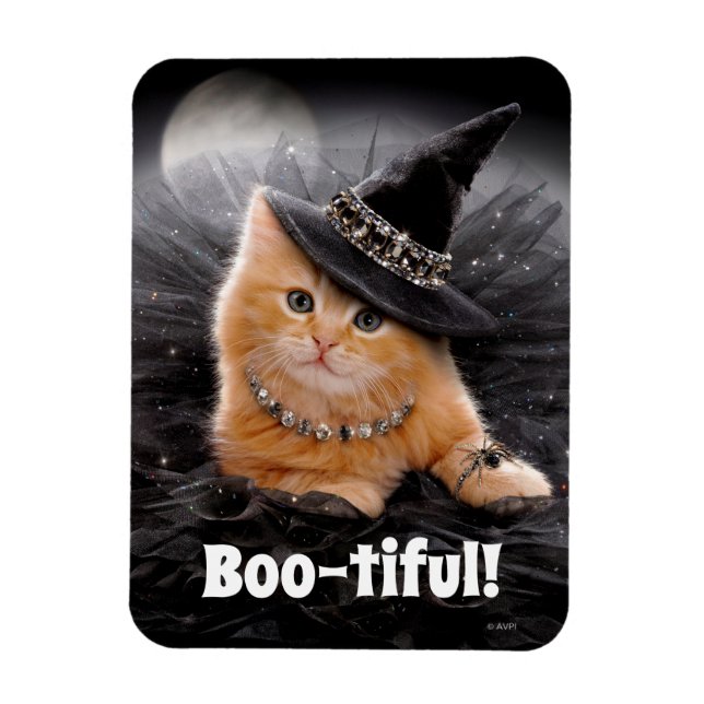 Íman Glamorous Witch Kitten (Vertical)