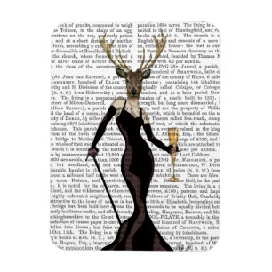 Íman Glamour Deer in Black