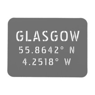 Íman Glasgow Scotland Latitude & Longitude
