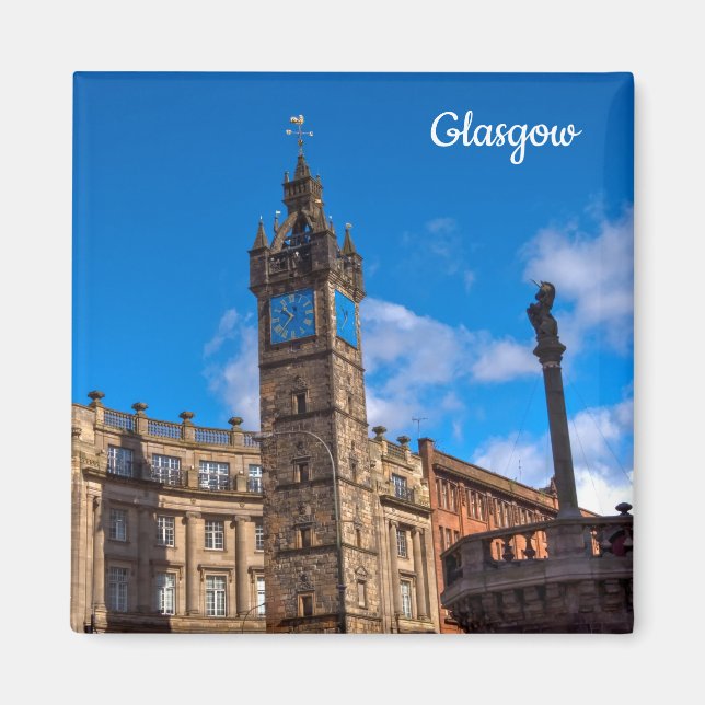 Íman Glasgow, Scotland Magnet (Frente)