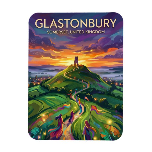 Íman Glastonbury Reino Unido (Vertical)