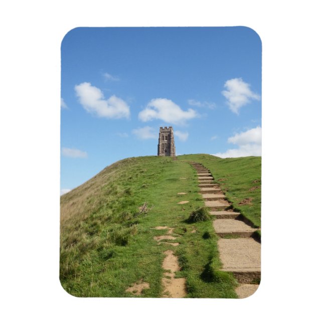Íman Glastonbury Tor Path Magnet (Vertical)