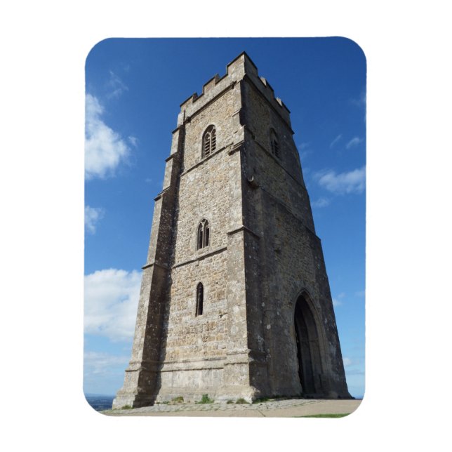 Íman Glastonbury Tor Tower Magnet (Vertical)