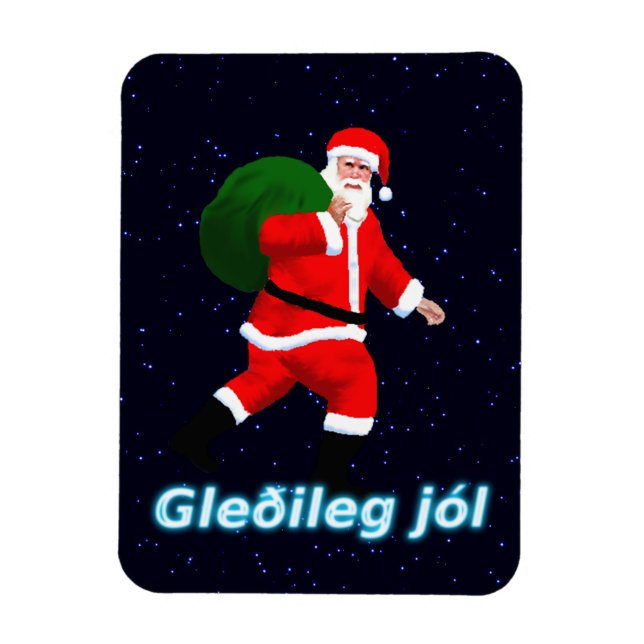 Íman Gleðileg jól - Papai Noel (Vertical)