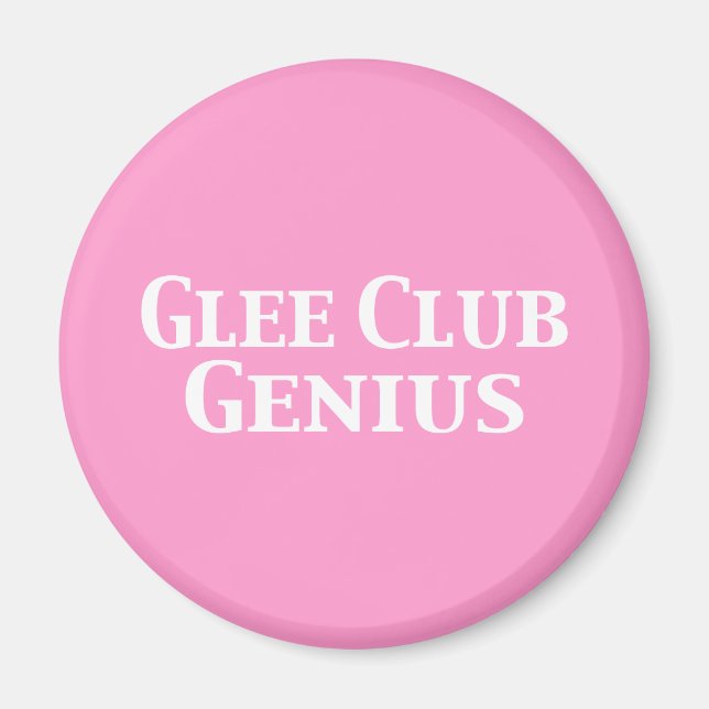 Íman Glee Club Genius Gifts (Frente)