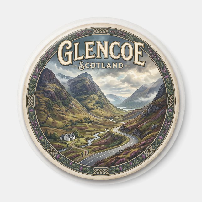 Íman Glencoe Escócia (Frente)