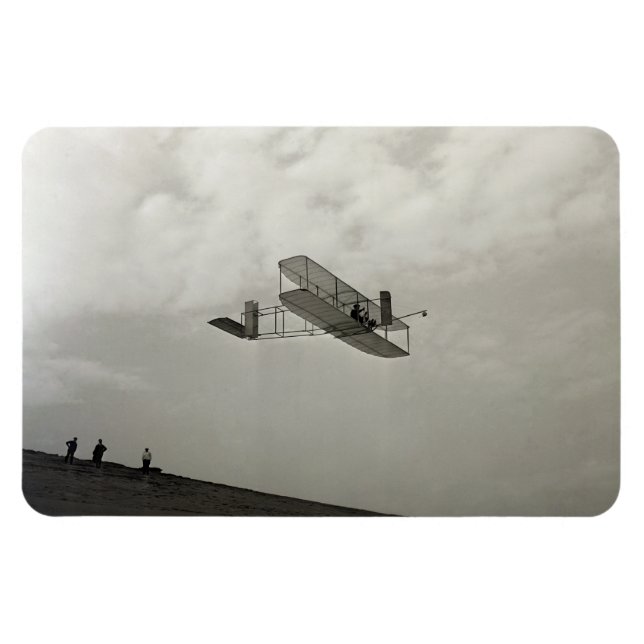 Íman Glider Test Flight Aviation Wright Brothers (Horizontal)