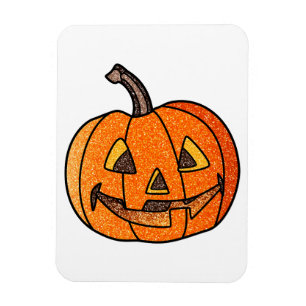 Íman Glitter Jack O'Lantern