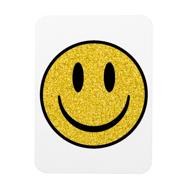 Íman Glitter Smile Face (Vertical)