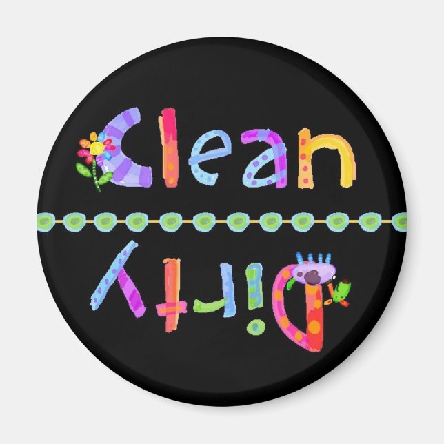 Íman Glo Kids Clean Dirk Dishwasher Magnet (Frente)